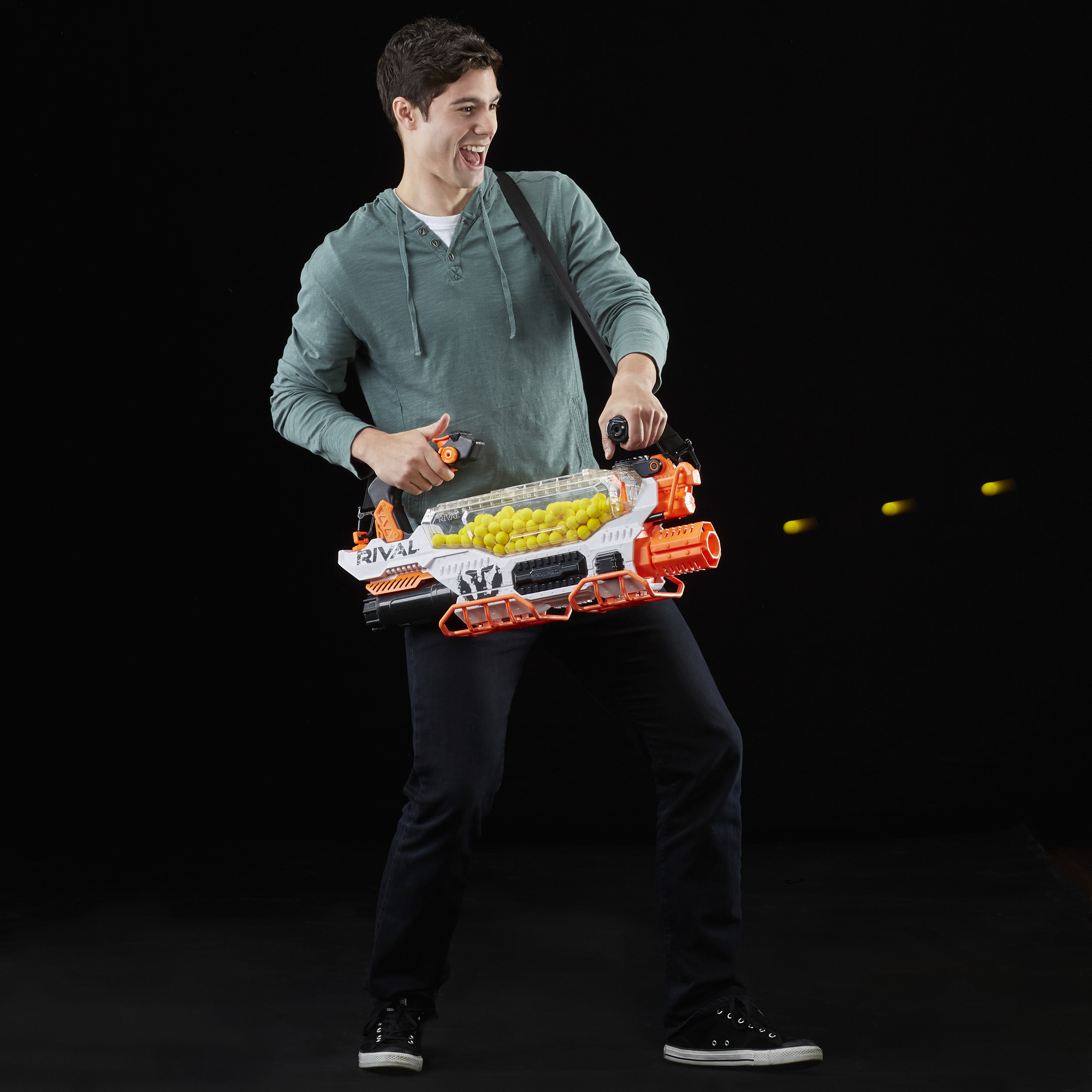 nerf rival prometheus 200 balls automatic blaster